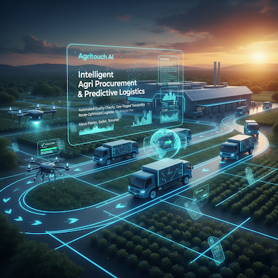 AI-powered agricultural procurement and smart logistics management platform